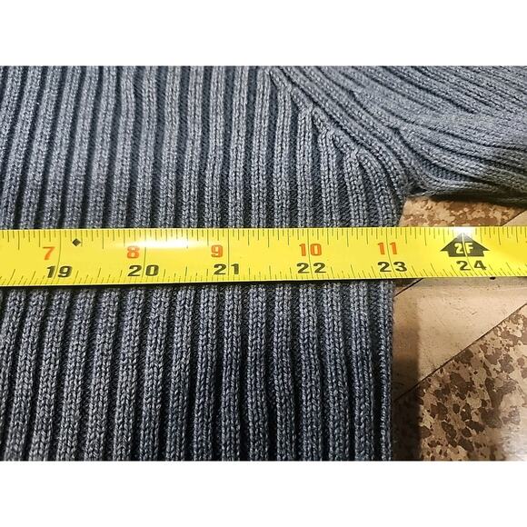 Guide Series XL Ribbed Pullover 1/4 Zip Sweater Elbow Patches Crew Neck Stretch - Picture 3 of 9